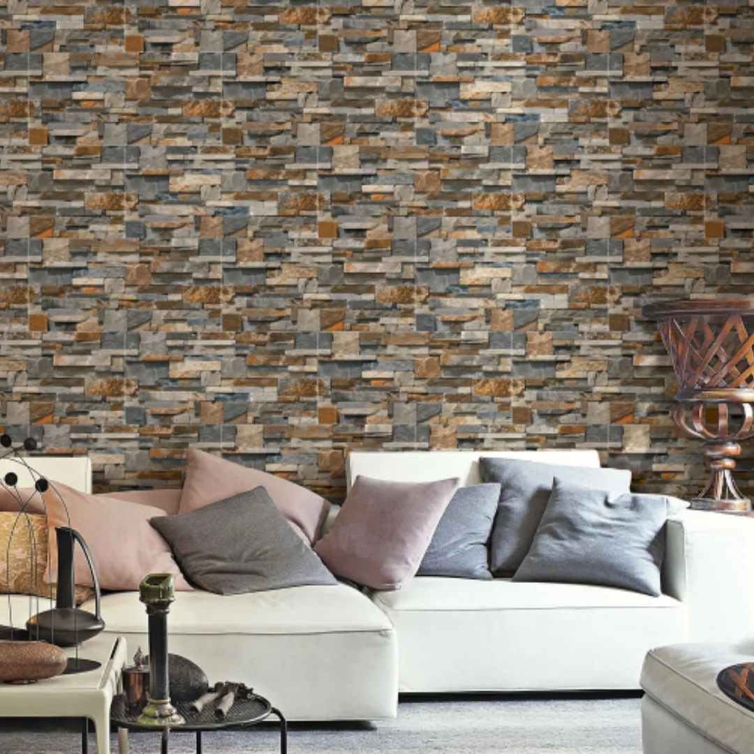 Exotica Tera Natural Metrix, stone-pattern wall tile for exterior walls